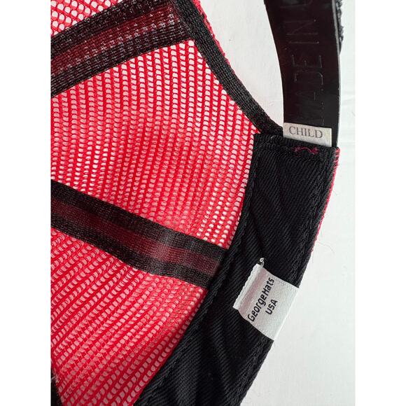 George Hats Spiderman Red Trucker Hat Snapback Baseball Cap CHILD 2-3 YO UPF - Picture 7 of 10